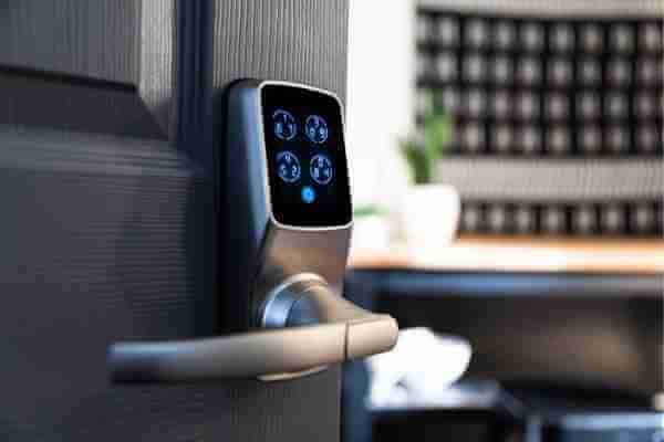 Secure and stylish smart door locks provided by a leading Smart Home Automation Company, offering keyless entry and advanced security features for modern homes.