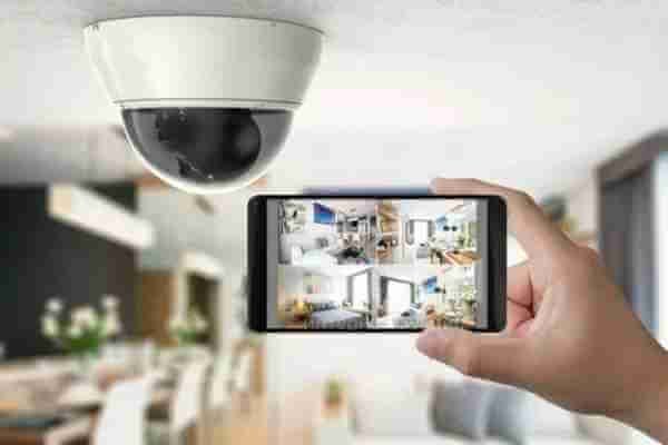 Smart camera with motion detection and remote monitoring, a perfect addition to smart home solutions in Dubai for enhanced security and convenience.